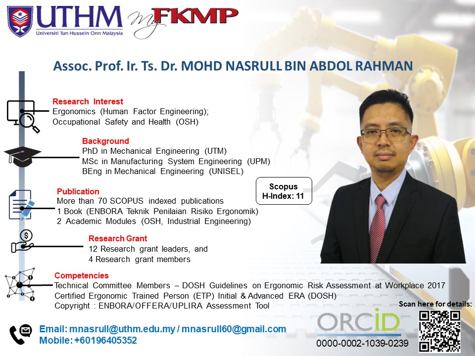 Assoc. Prof. Ir. Ts. Dr. Mohd Nasrull Abdol Rahman