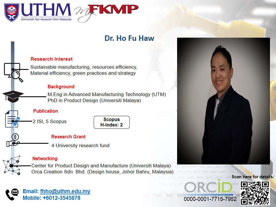 <br>Dr. Ho Fu Haw