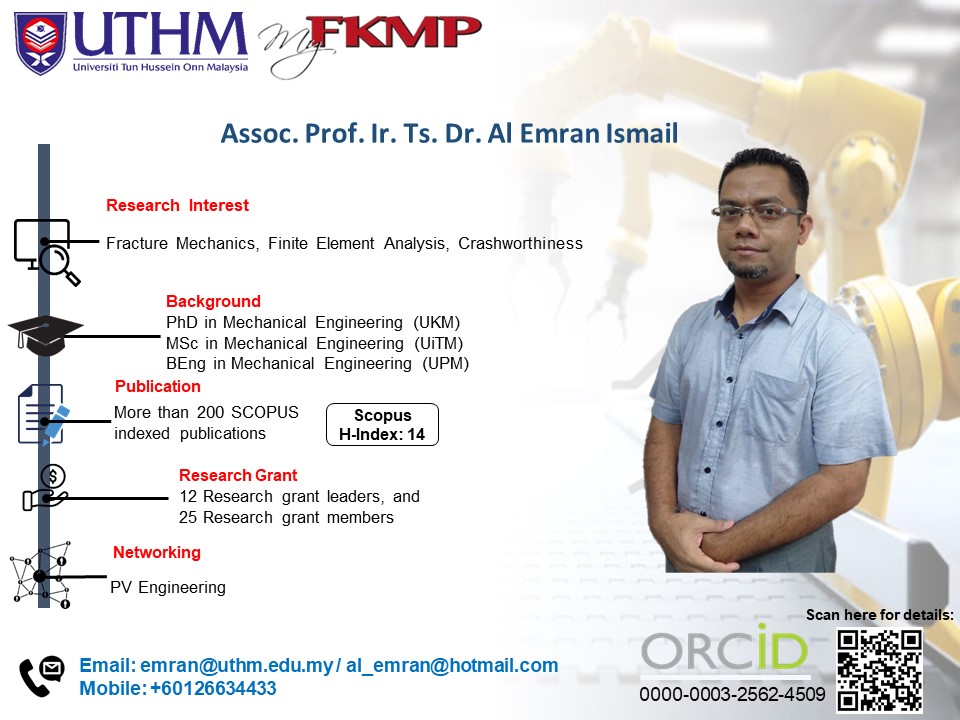 Assoc. Prof. Ir. Ts. Dr. Al Emran Ismail